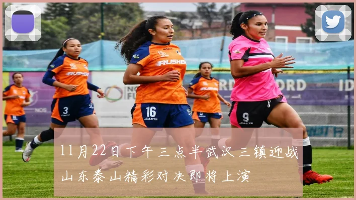 11月22日下午三点半武汉三镇迎战山东泰山精彩对决即将上演
